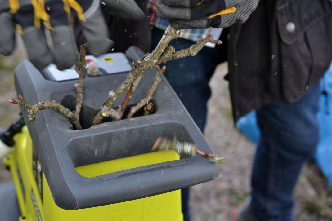 Using a Garden Shredder Sara's Kitchen Garden